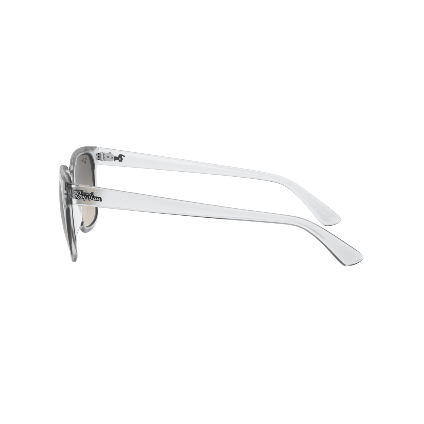 Ray-Ban RB4323 unisex injected square sunglasses three-quarter view