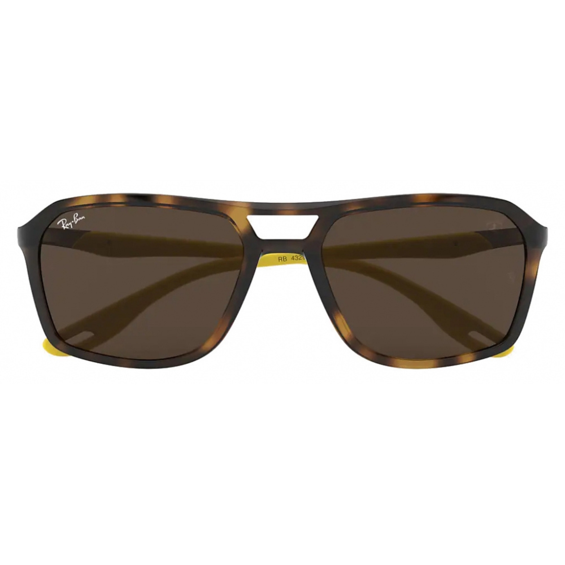 Ray-Ban RB4329M mens nylon square sunglasses side temple profile
