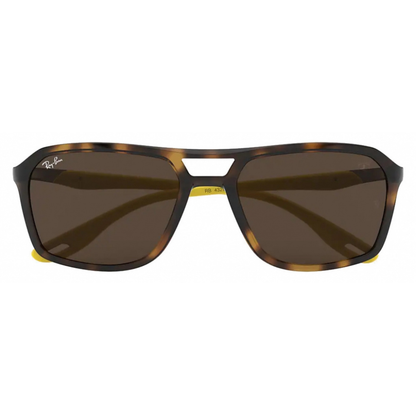 Ray-Ban RB4329M mens nylon square sunglasses side temple profile