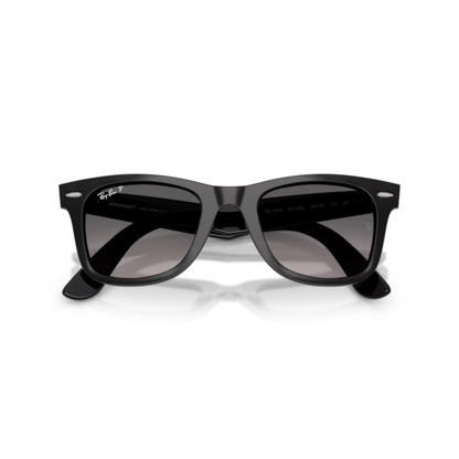 Ray-Ban RB4340 601/M3 unisex propionate square sunglasses three-quarter view