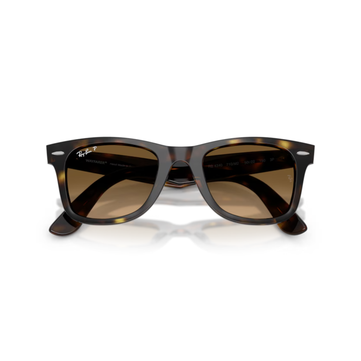 Ray-Ban RB4340 unisex injected square sunglasses front view