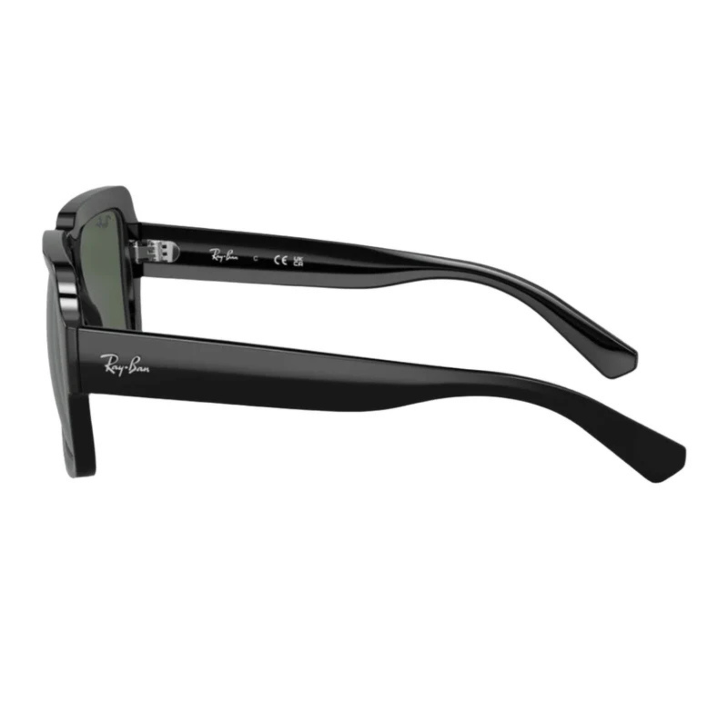 Ray-Ban RB4408 Magellan unisex injected square sunglasses side profile