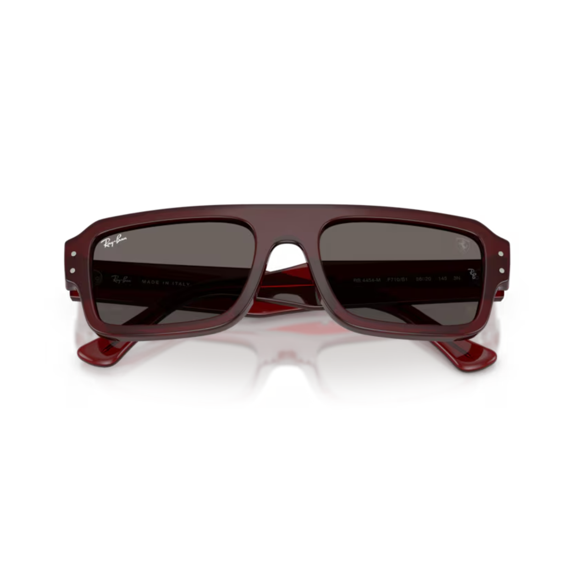 Ray-Ban RB4454M Special Ferrari Sir Lewis Hamilton 44 sunglasses for men featuring a premium lightweight frame with UV protection lenses.