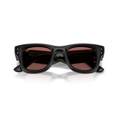 Ray-Ban RB4940 A$AP Rocky unisex nylon square frame hinge and temple detail