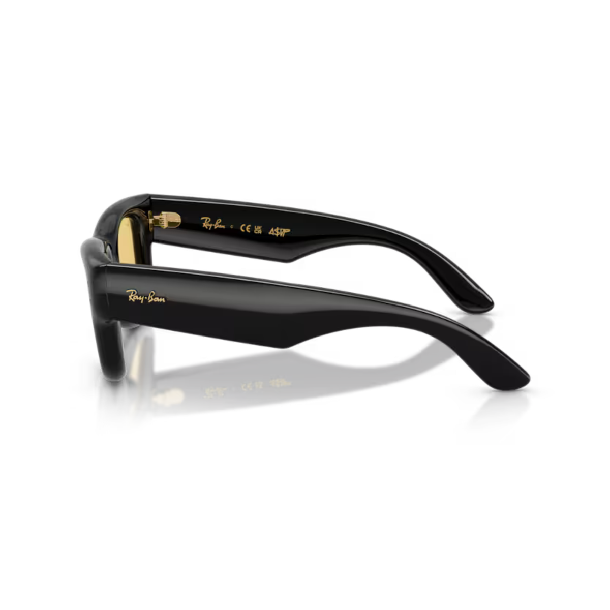 Ray-Ban RB4940 A$AP Rocky unisex blue nylon square sunglasses three-quarter view