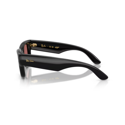 Ray-Ban RB4940 A$AP Rocky unisex nylon square sunglasses three-quarter view