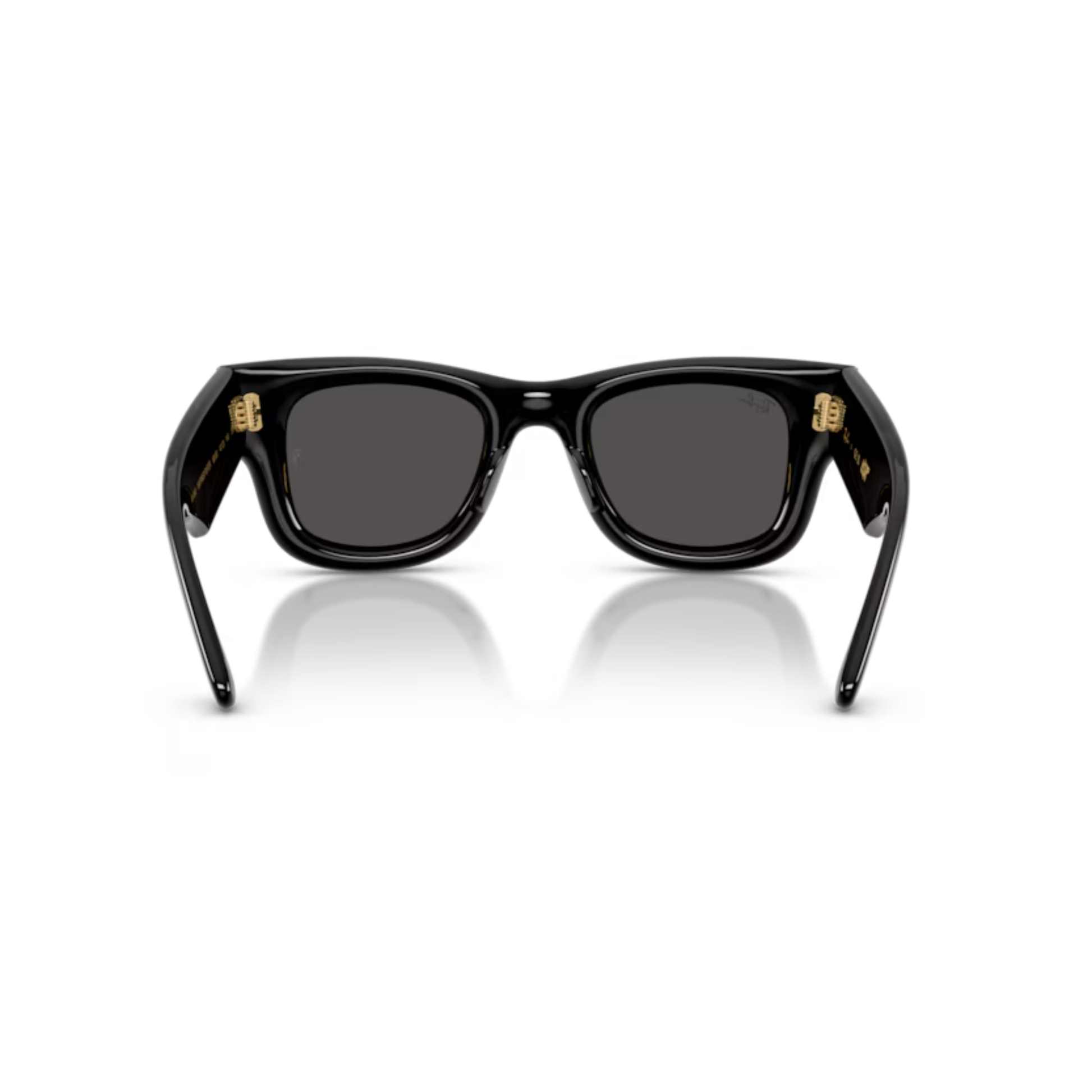 Black Ray-Ban RB4940 A$AP Rocky Wayfarer Puffer unisex sunglasses with bold puffy frame and ultra black lenses