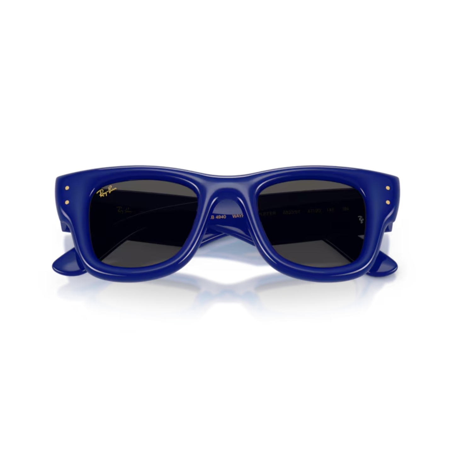 Ray-Ban RB4940 A$AP Rocky Wayfarer Puffer unisex sunglasses with bold inflated frame and ultra black lenses