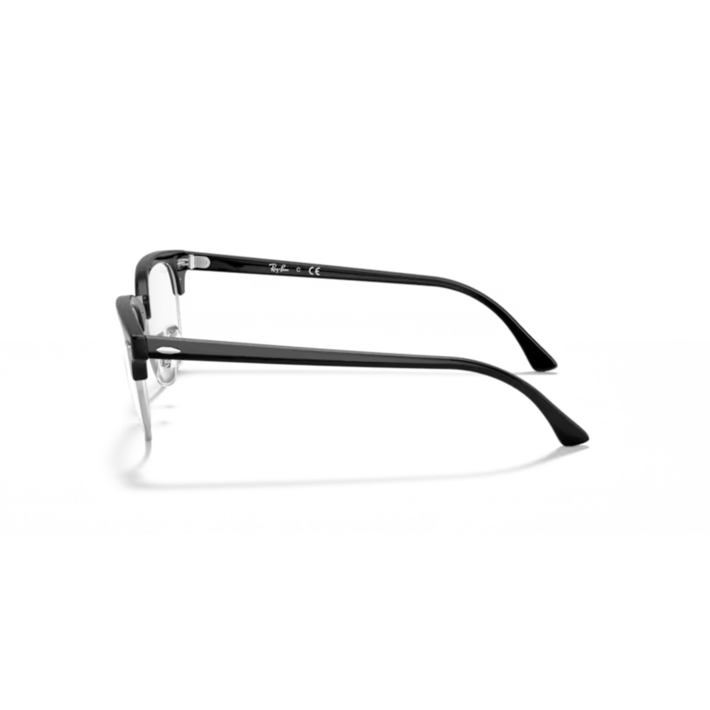 Ray-Ban RB5154 Clubmaster unisex optical frame featuring an iconic browline design with premium craftsmanship for everyday prescription eyewear. Side view