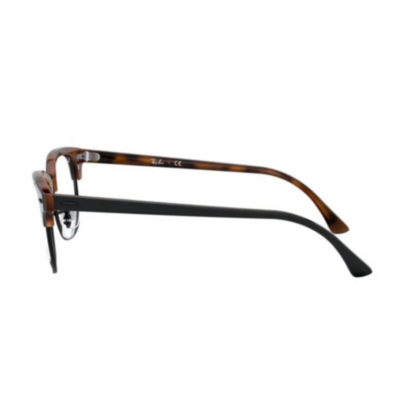 Ray-Ban RB5154 Clubmaster unisex optical frame featuring an iconic browline design with premium craftsmanship for everyday prescription eyewear. side view