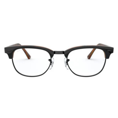 Ray-Ban RB5154 Clubmaster unisex optical frame featuring an iconic browline design with premium craftsmanship for everyday prescription eyewear. front view