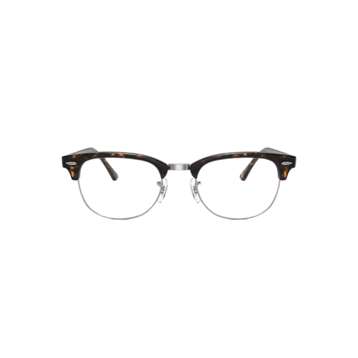 Ray-Ban RB5154 Clubmaster unisex optical frame featuring an iconic browline design with premium craftsmanship for everyday prescription eyewear. front view