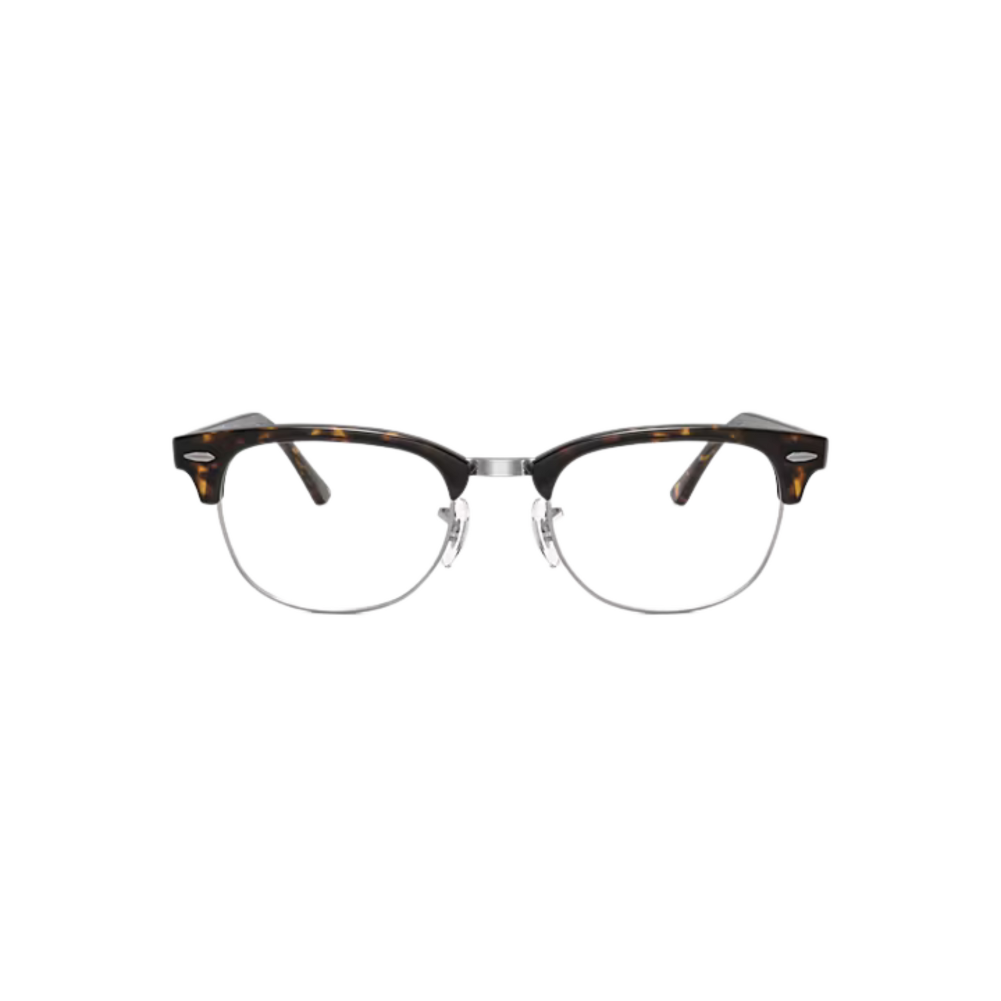 Ray-Ban RB5154 Clubmaster unisex optical frame featuring an iconic browline design with premium craftsmanship for everyday prescription eyewear. front view