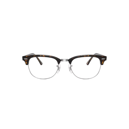 Ray-Ban RB5154 Clubmaster unisex optical frame featuring an iconic browline design with premium craftsmanship for everyday prescription eyewear. front view