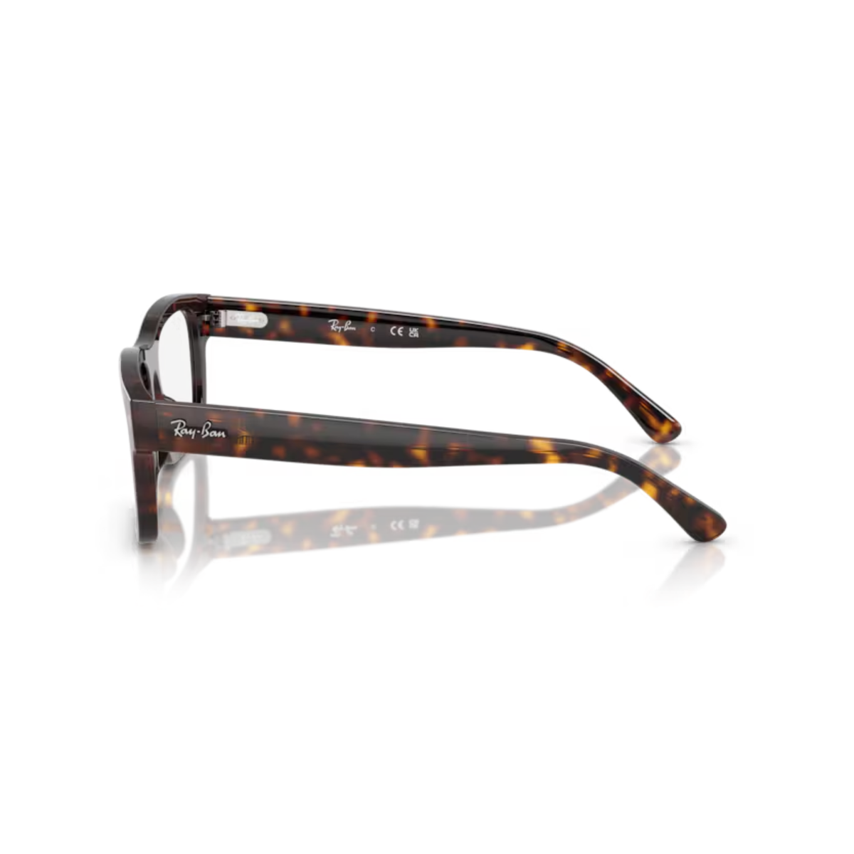 Ray-Ban RB5435 unisex acetate rectangle full-rim optical frame side view