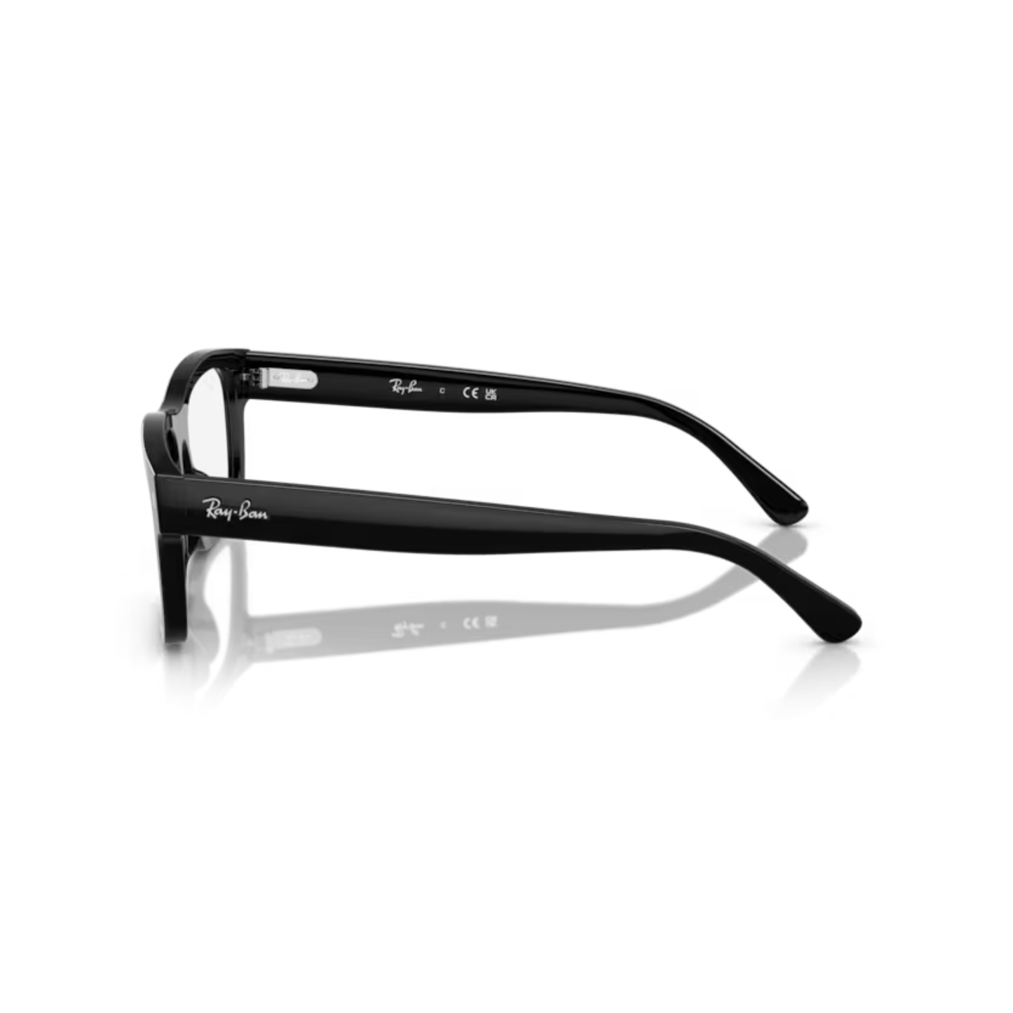 Ray-Ban RB5435 unisex acetate rectangle optical frame side temple profile