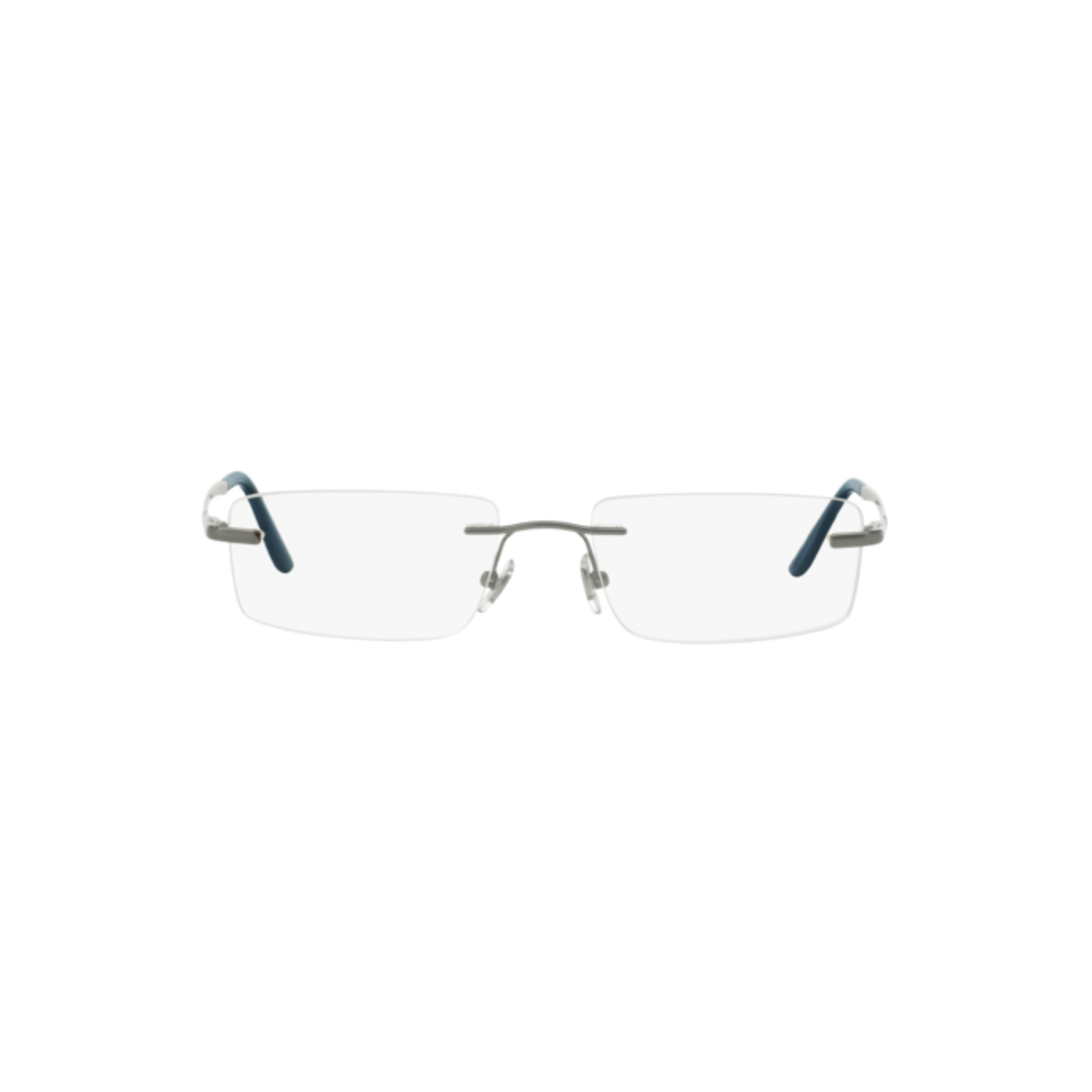 Ray-Ban RB6266I unisex metal rectangle rimless optical frame front view