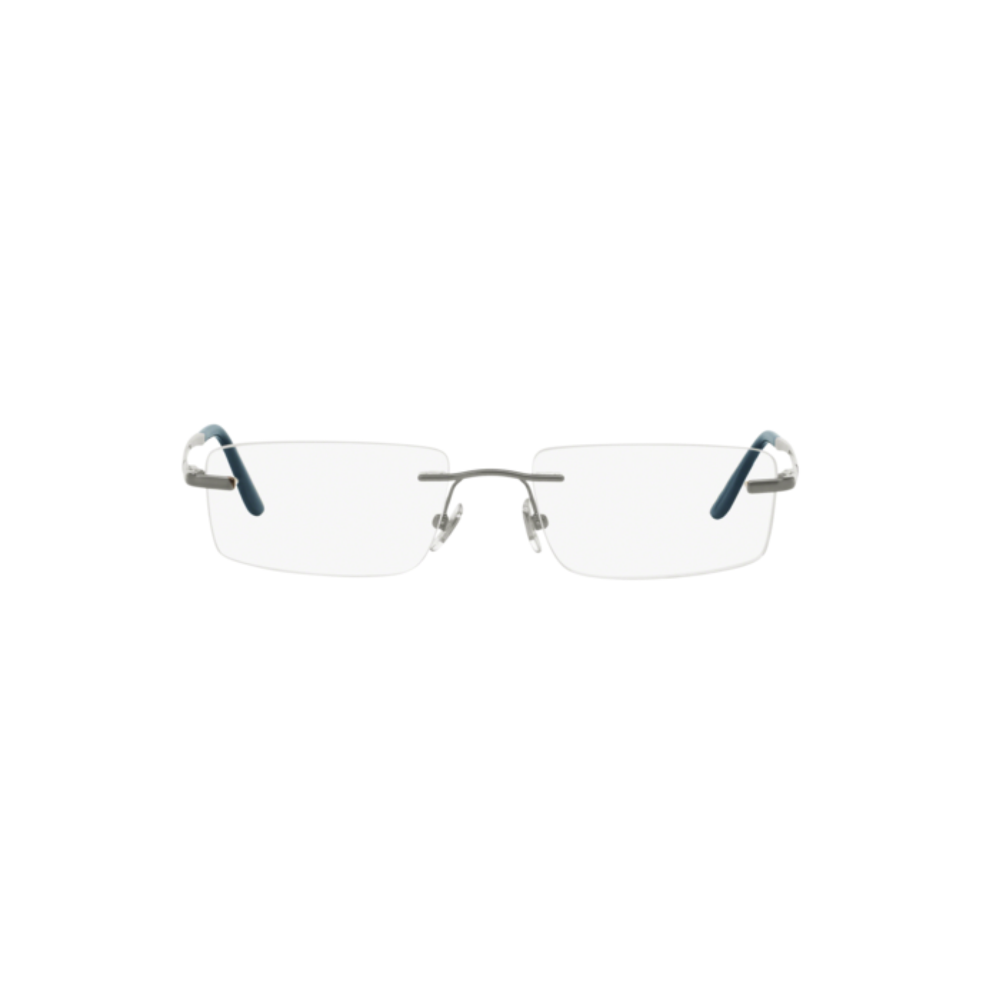 Ray-Ban RB6266I unisex metal rectangle rimless optical frame front view