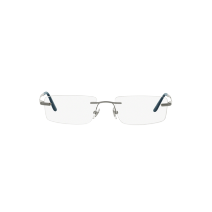 Ray-Ban RB6266I unisex metal rectangle rimless optical frame front view