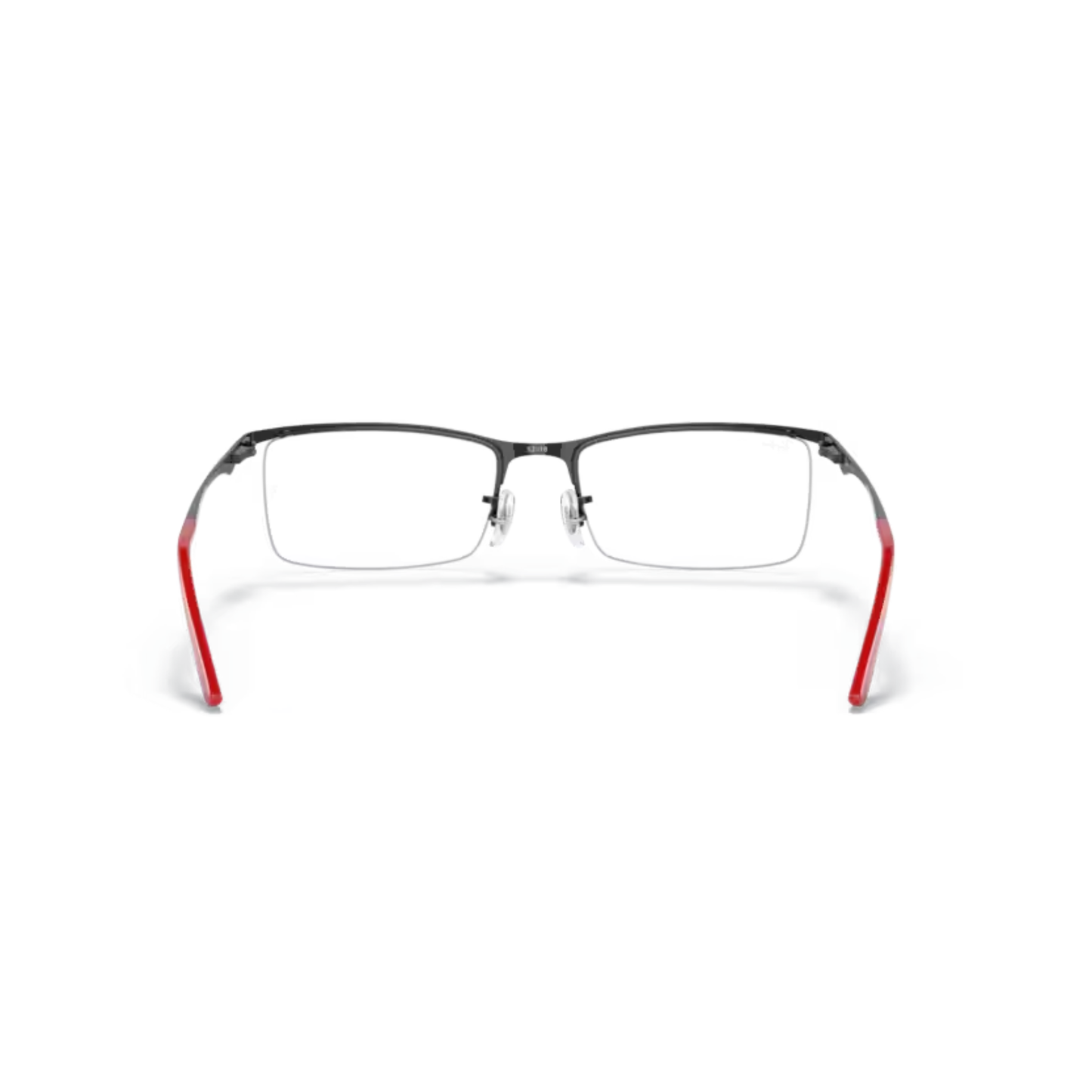 Ray-Ban RB6323I unisex metal rectangle optical frame hinge construction detail