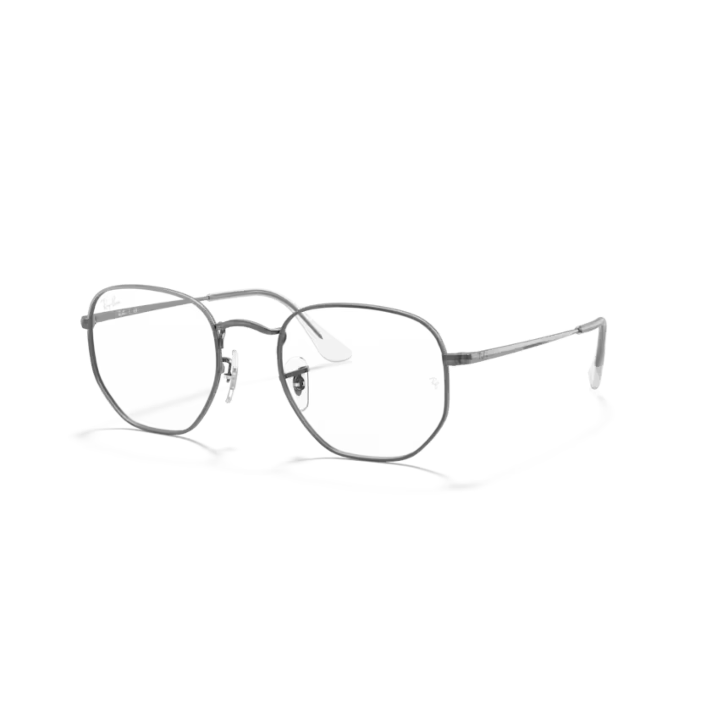 Ray-Ban RB6448 irregular metal unisex optical frame featuring a lightweight geometric design with premium craftsmanship. Angle View 