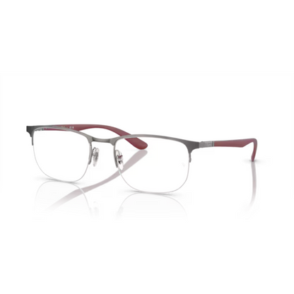 Ray-Ban RB6513 unisex metal optical frame with a lightweight full-rim design and premium craftsmanship for prescription eyewear. Angle View 