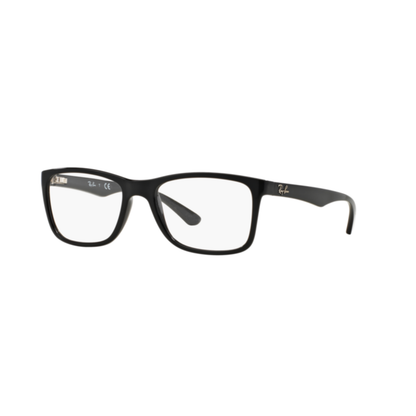 Ray-Ban RB7027I unisex acetate square full-rim optical frame three-quarter view
