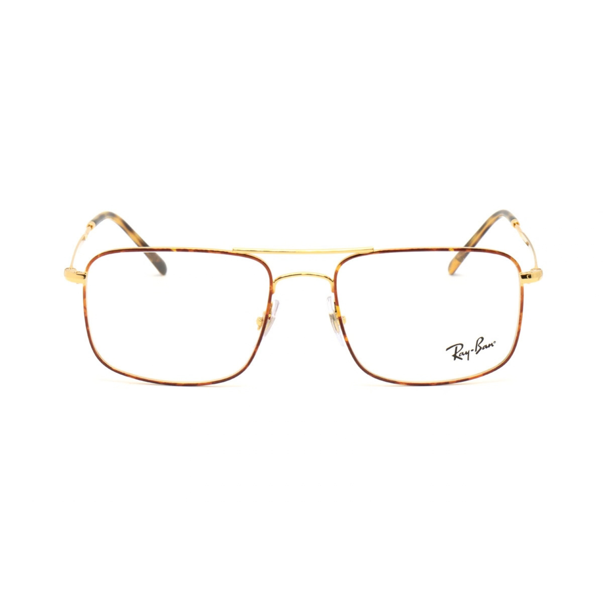Ray-Ban RX6434 unisex metal rectangle full rim optical frame front view