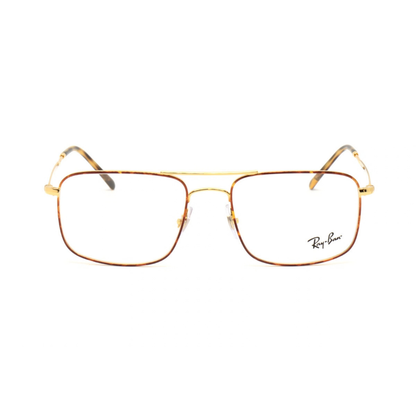 Ray-Ban RX6434 unisex metal rectangle full rim optical frame front view
