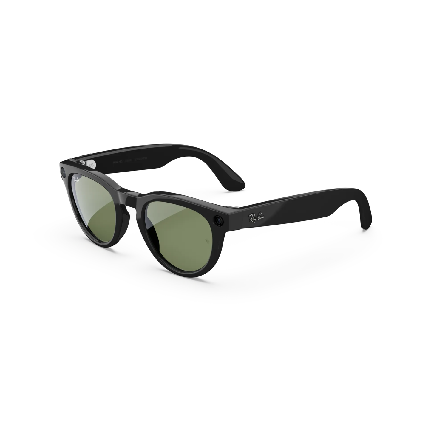 ShinyBlack60171 Ray-Ban Meta Headliner Gen 2 RW4013 unisex smart sunglasses with AI camera, open-ear audio, and round Wayfarer-inspired frame