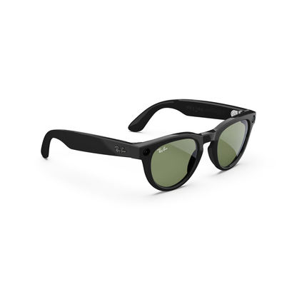 ShinyBlack60171 Ray-Ban Meta Headliner Gen 2 RW4013 unisex smart sunglasses with AI camera, open-ear audio, and round Wayfarer-inspired frame