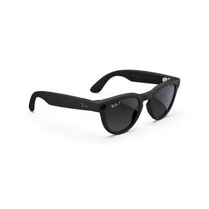 HeadlinerMatteBlack601ST3 Ray-Ban Meta Headliner Gen 2 RW4013 unisex smart sunglasses with AI camera, open-ear audio, and round Wayfarer-inspired frame