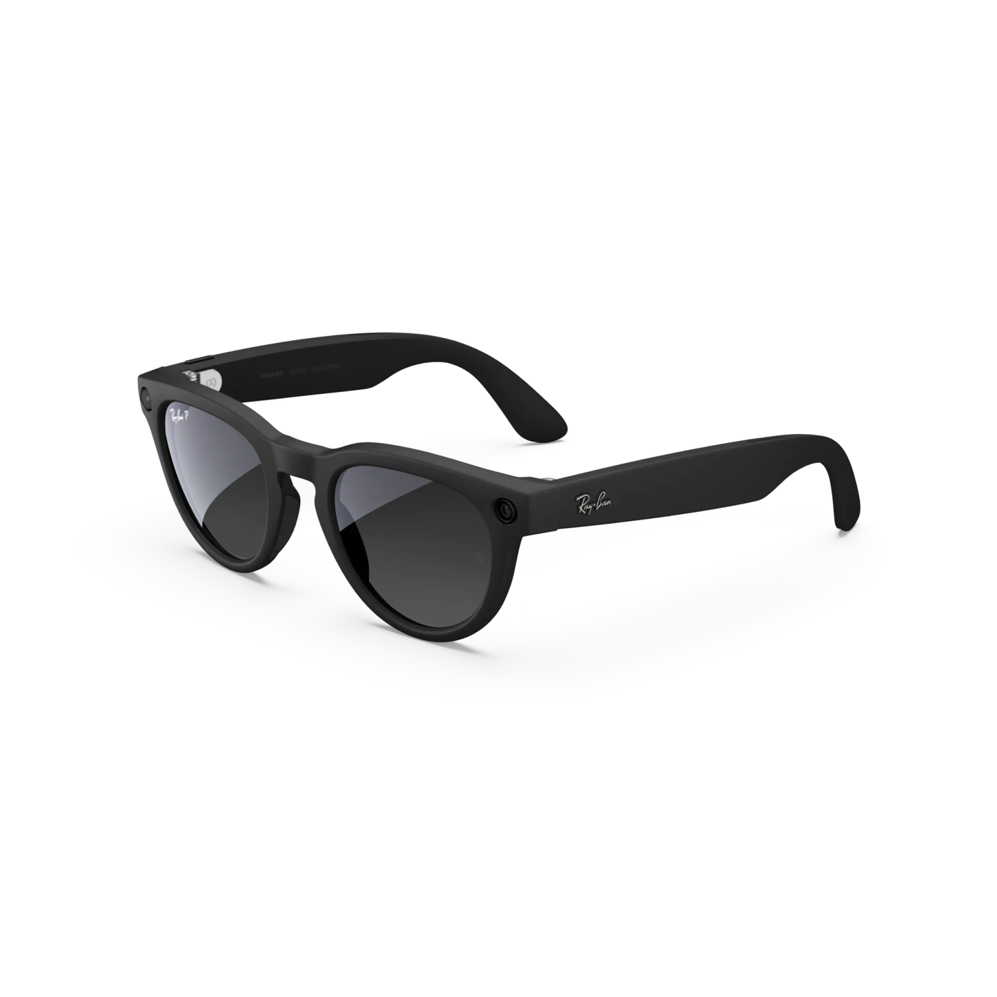 HeadlinerMatteBlack601ST3 Ray-Ban Meta Headliner Gen 2 RW4013 unisex smart sunglasses with AI camera, open-ear audio, and round Wayfarer-inspired frame