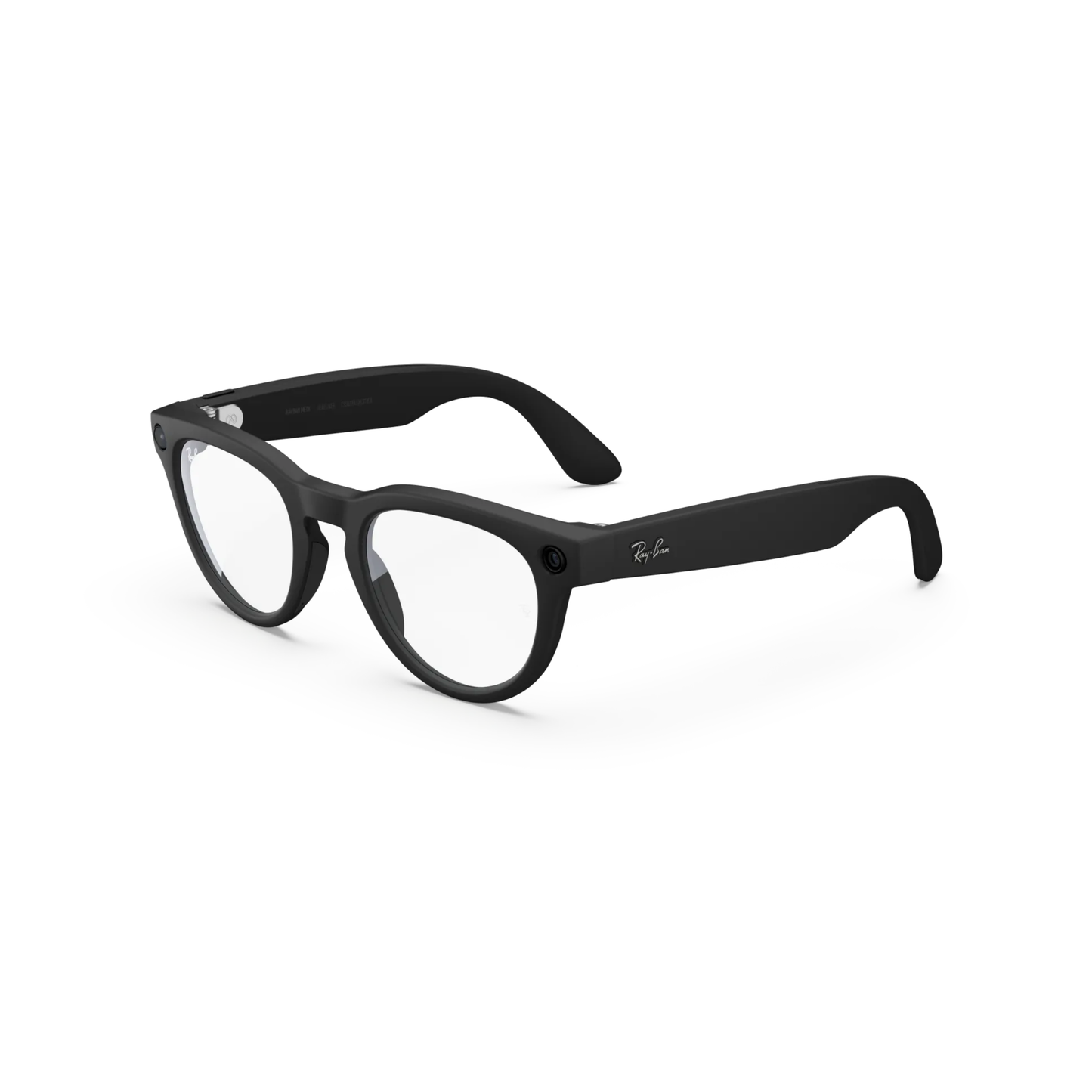 MatteBlack601SSB Ray-Ban Meta Headliner Gen 2 RW4013 unisex smart sunglasses with AI camera, open-ear audio, and round Wayfarer-inspired frame