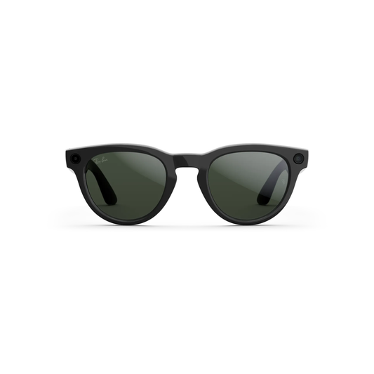 HeadlinerShinyBlack601/1M Ray-Ban Meta Headliner Gen 2 RW4013 unisex smart sunglasses with AI camera, open-ear audio, and round Wayfarer-inspired frame