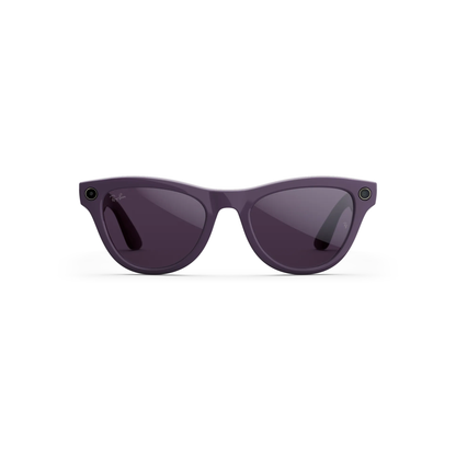 ShinyMysticViolet6701CH Ray-Ban Meta Skyler RW4014 Gen 2 smart sunglasses with lightweight cat-eye inspired frame and Meta AI technology