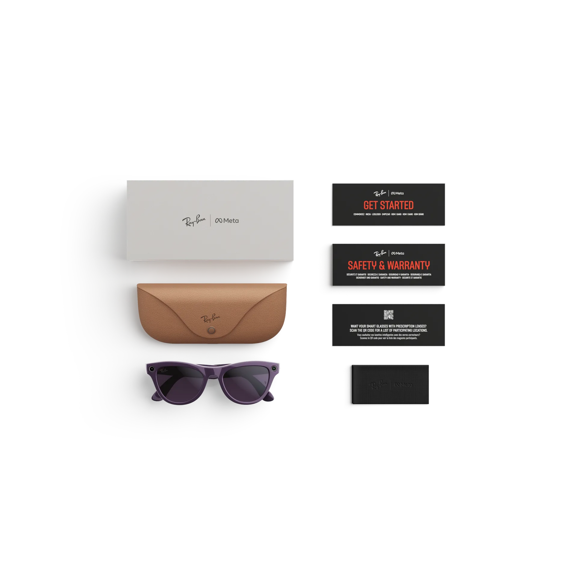 ShinyMysticViolet6701CH Ray-Ban Meta Skyler RW4014 Gen 2 smart sunglasses with lightweight cat-eye inspired frame and Meta AI technology