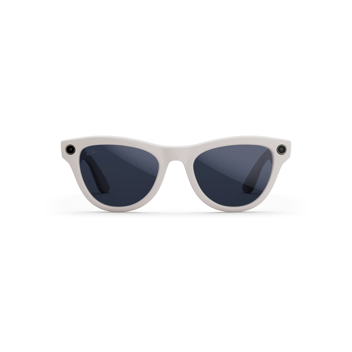 ShinyChalkyGrey6700MF Ray-Ban Meta Skyler RW4014 Gen 2 smart sunglasses with lightweight cat-eye inspired frame and Meta AI technology