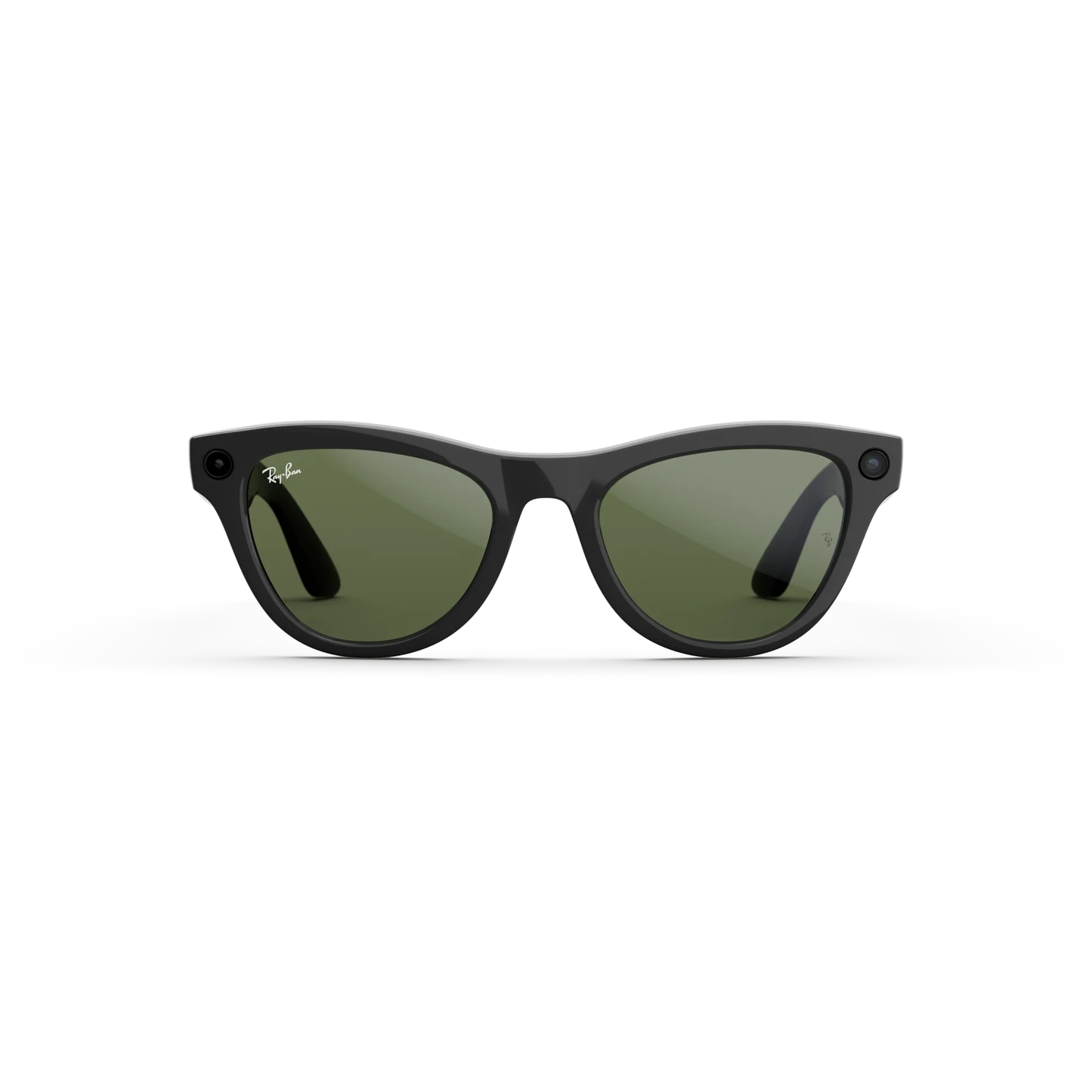 SkylerShinyBlack601/71 Ray-Ban Meta Skyler RW4014 Gen 2 smart sunglasses with lightweight cat-eye inspired frame and Meta AI technology