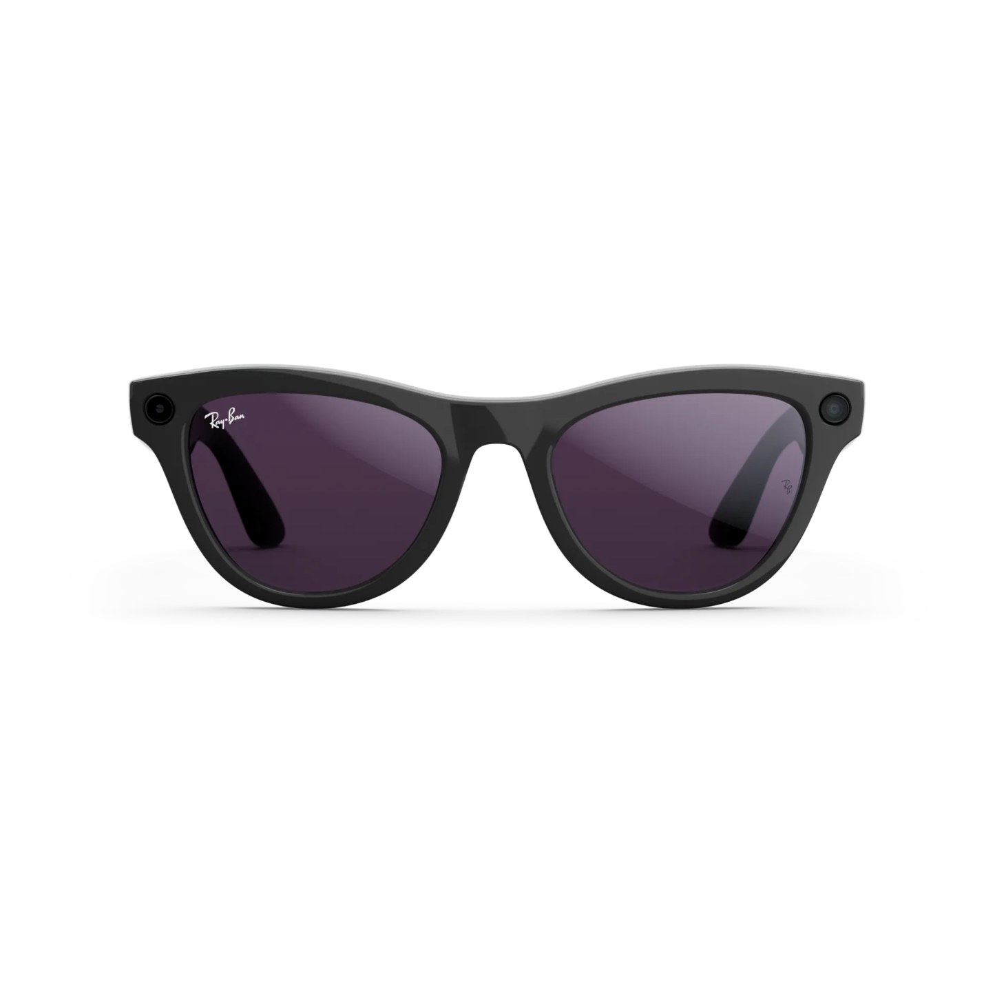 ShinyBlack/601CH Ray-Ban Meta Skyler RW4014 Gen 2 smart sunglasses with lightweight cat-eye inspired frame and Meta AI technology