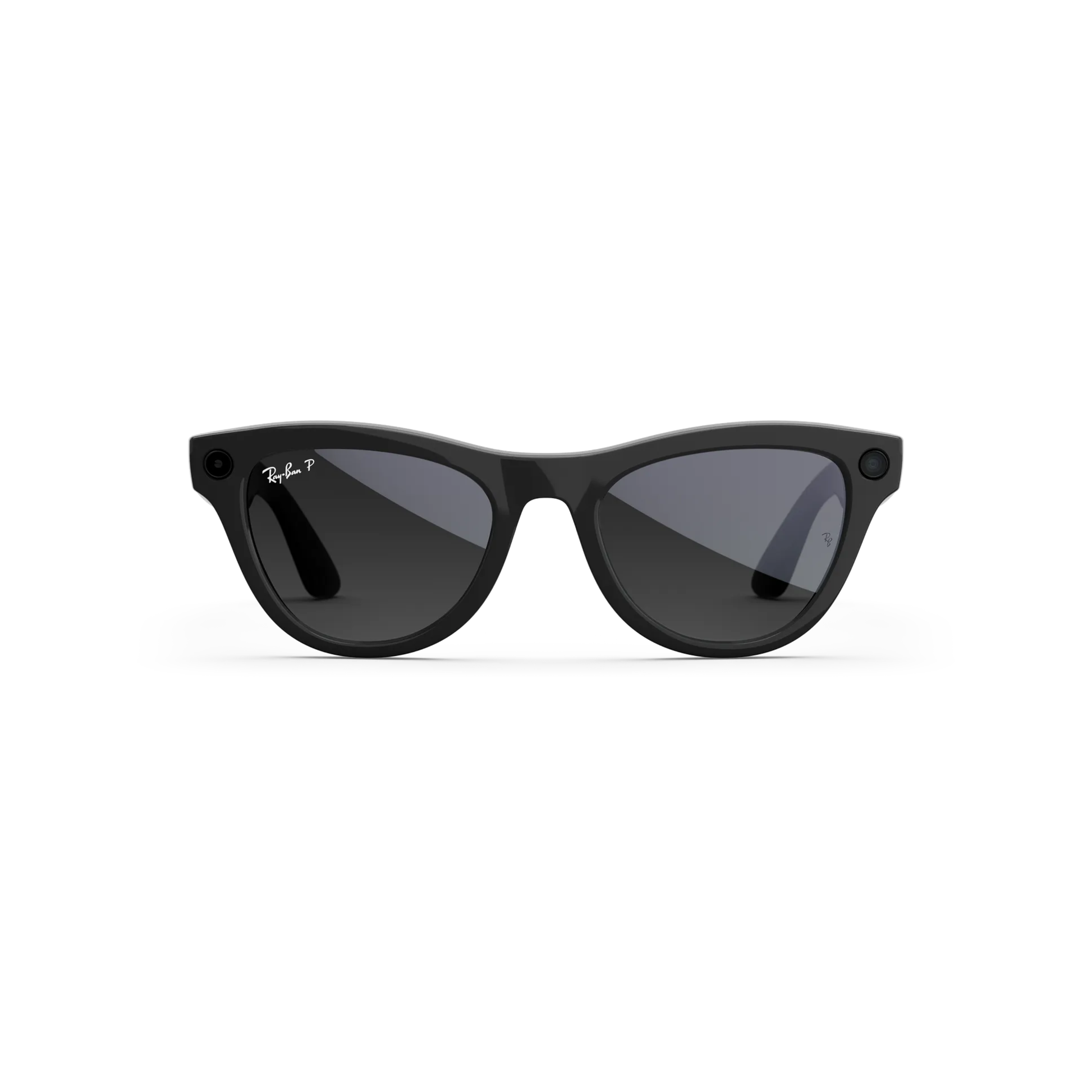 ShinyBlack601/T3 Ray-Ban Meta Skyler RW4014 Gen 2 smart sunglasses with lightweight cat-eye inspired frame and Meta AI technology