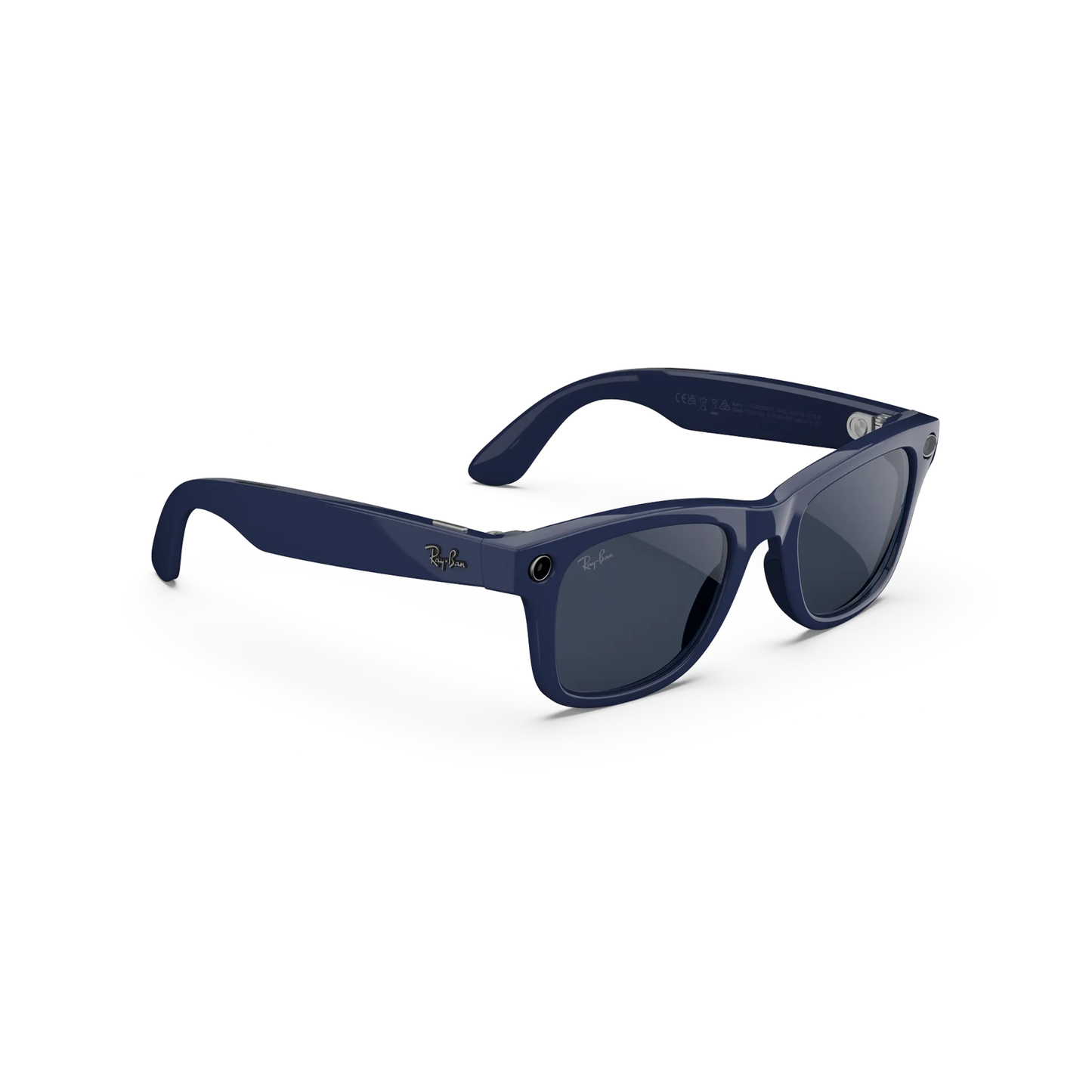 ShinyCosmicBlue6628MF  Ray-Ban Meta Wayfarer Gen 2 RW4012 smart sunglasses with classic frame and AI smart features