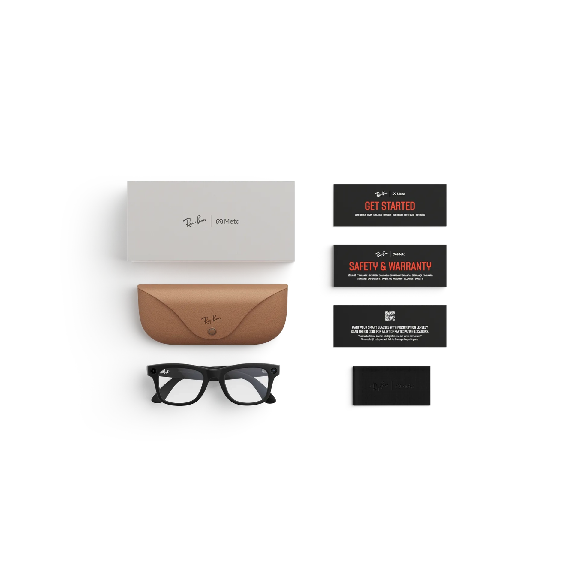 RW4012MatteBlack601SSB  Ray-Ban Meta Wayfarer Gen 2 RW4012 smart sunglasses with classic frame and AI smart features