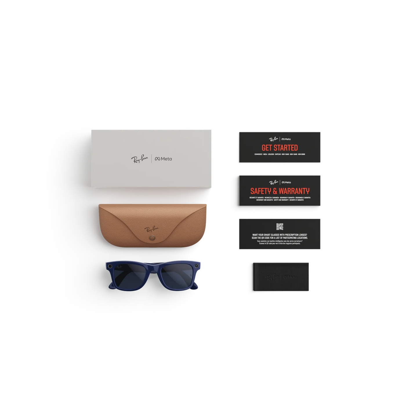 ShinyCosmicBlue6628MF  Ray-Ban Meta Wayfarer Gen 2 RW4012 smart sunglasses with classic frame and AI smart features