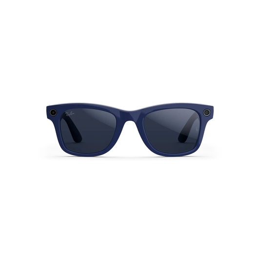 ShinyCosmicBlue6628MF Ray-Ban Meta Wayfarer Gen 2 RW4012 smart sunglasses with classic frame and AI smart features