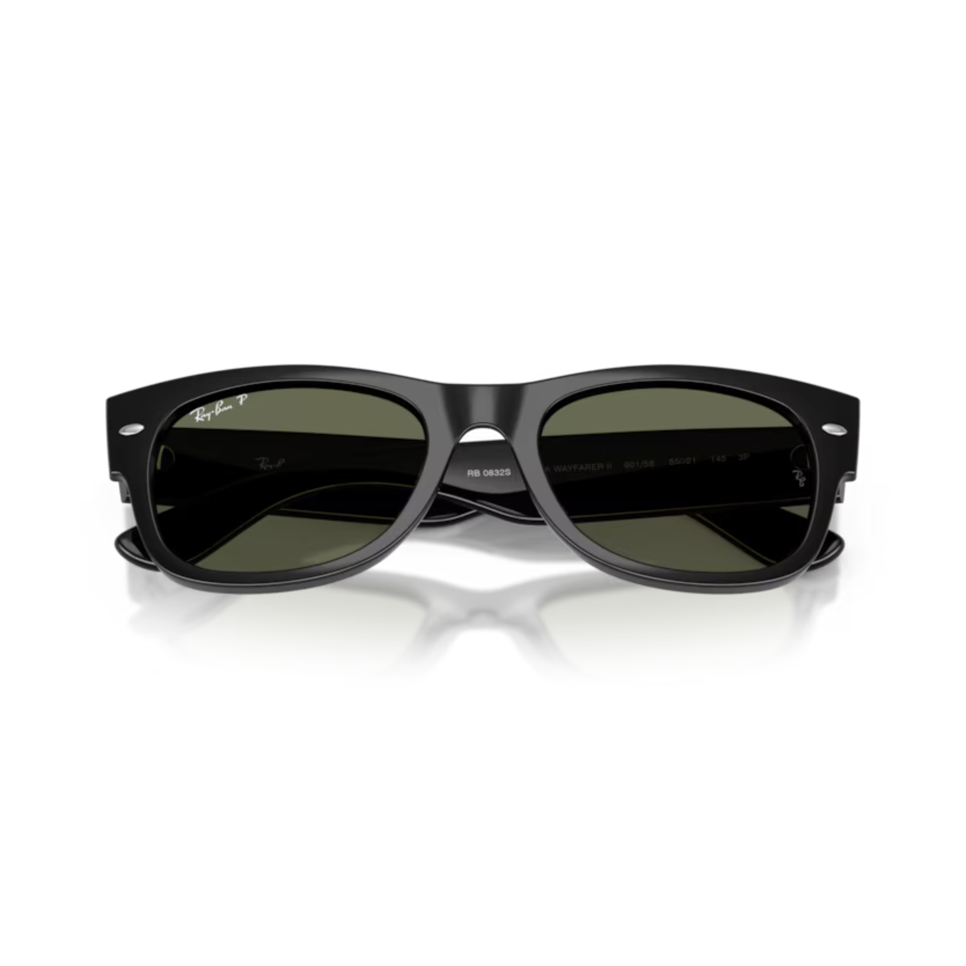 901/58Black Ray-Ban RB0832S Mega Wayfarer II sunglasses