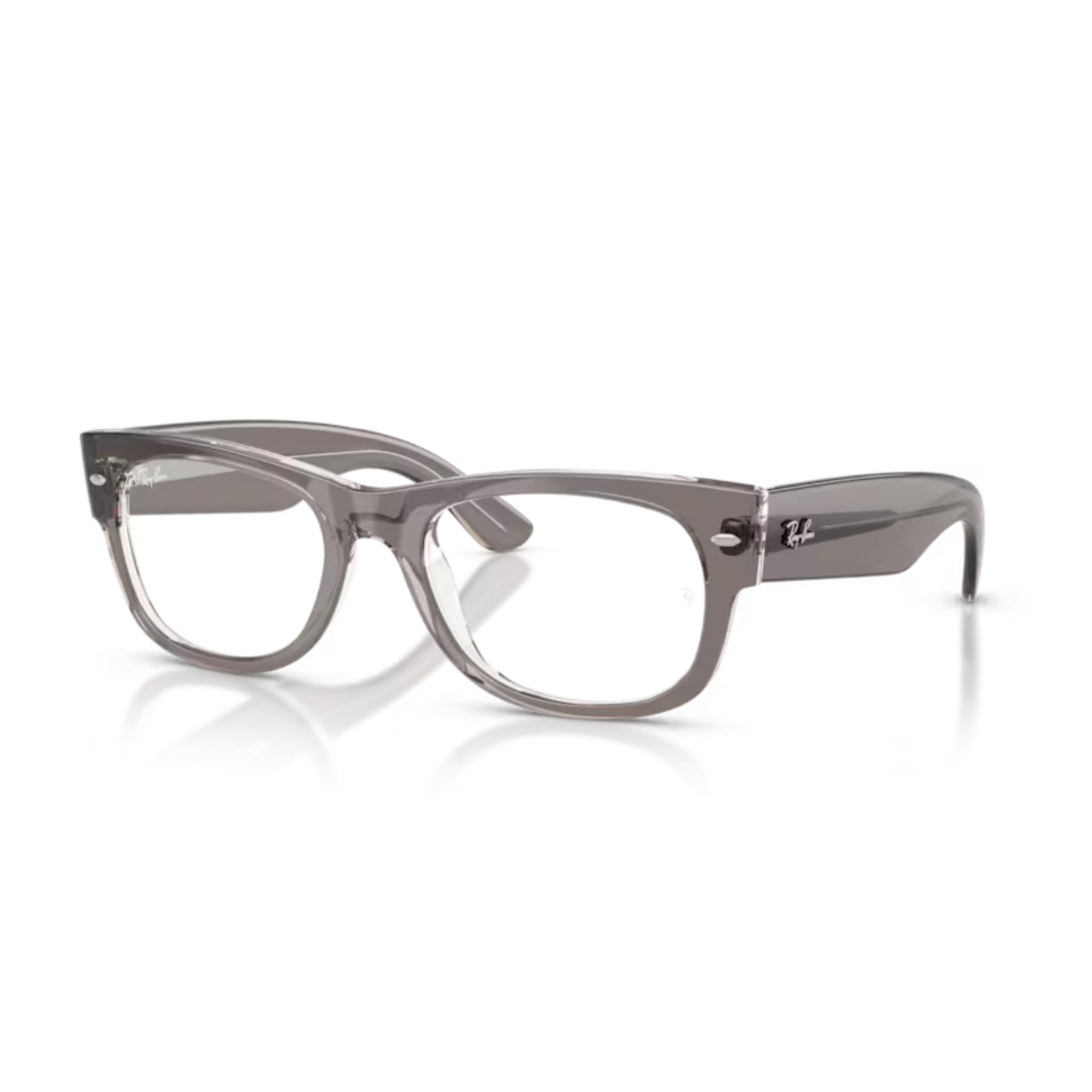 TransparentGrey8111 Ray-Ban RB0832V Mega Wayfarer II eyeglasses