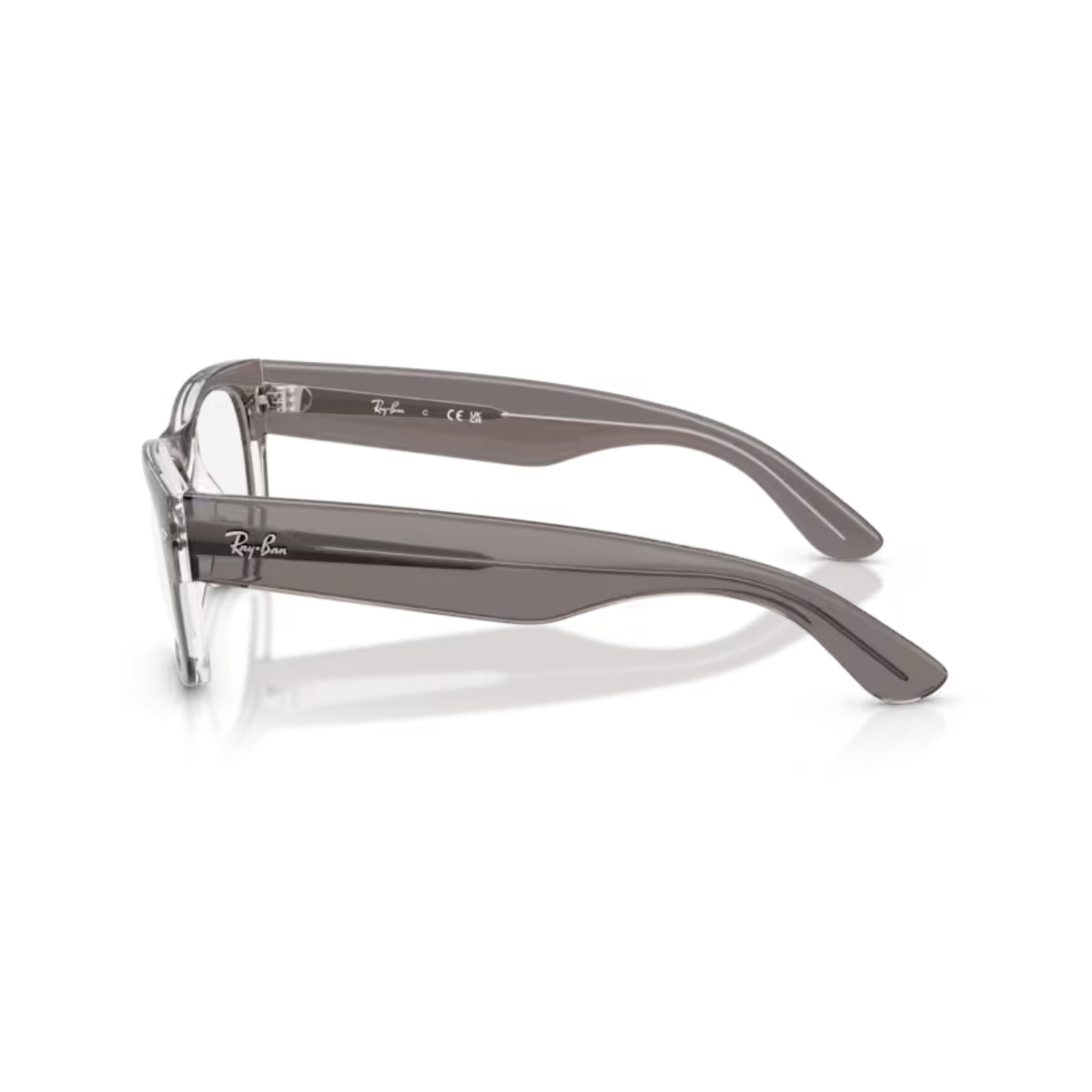 TransparentGrey8111 Ray-Ban RB0832V Mega Wayfarer II eyeglasses