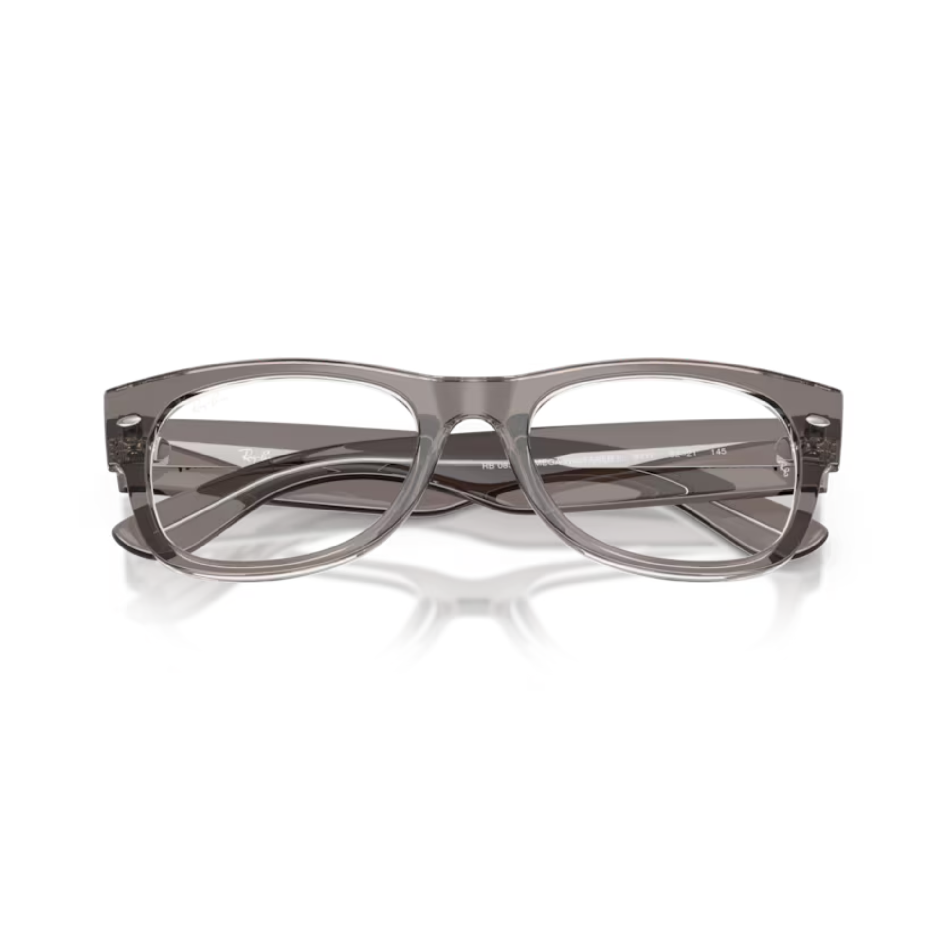 TransparentGrey8111 Ray-Ban RB0832V Mega Wayfarer II eyeglasses