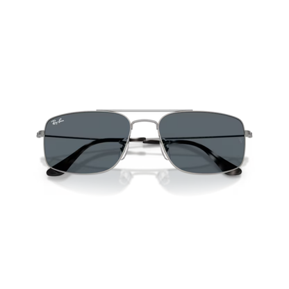 004/R5 Silver Ray-Ban RB3779 Explorer 3 sunglasses